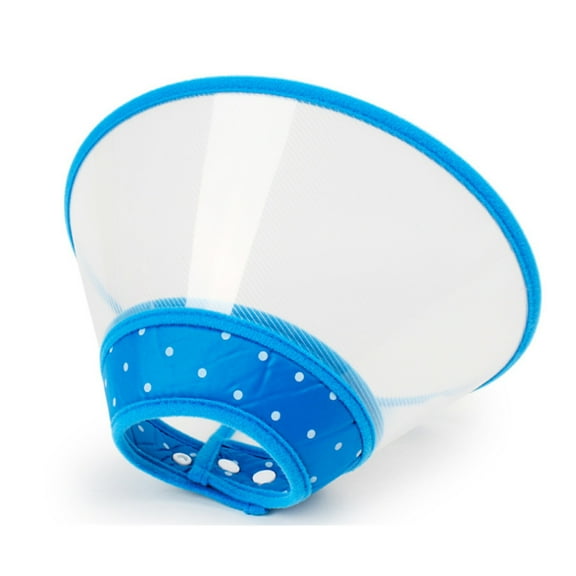Pet Cone Collar,Cat Cone Rehabilitation Soft Collar,Adjustable Pet Cone Collar,Healing After Surgery Cat Cones,Prevent Pets from Biting Surgical Site (Blue,S)