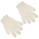thumbnail image 3 of PTOOTP Guantes para niños de otoño e invierno, de punto, de color liso, con cinco dedos, cálidos, para niños de 4 a 12 años (blancos)., 3 of 7