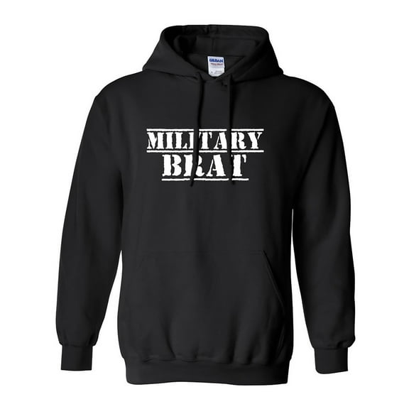 Military Brat Adult Hooded Sweatshirt