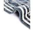 thumbnail image 2 of Jill Zarin Uptown Collection Area Rug - Metropolitan (3' 1" Round Navy Blue/Ivory), 2 of 6