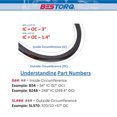 thumbnail image 3 of Bestorq 5L305 or B27.5 Replacement V Belt 5/8" x 30.5" Industrial & Lawn Mower Heavy Duty, 3 of 6