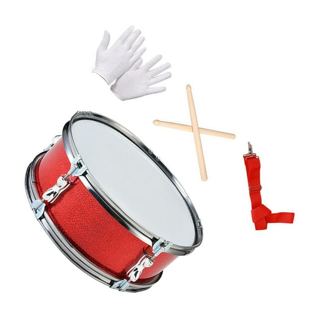 QualitChoice 13 Snare Drum Portable Percussion Instrument Girls Boys Teens for Beginners