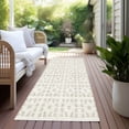 thumbnail image 6 of Addison Rugs Chantille Indoor/Outdoor Transitional Geometric Ivory Washable Runner Rug, 2'3" x 7'6", 6 of 6