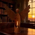 thumbnail image 4 of Outdoor Garden Planters Rusted Angel Shaped Easter Decorative Iron Flower Pot for Courtyard Patio, 4 of 9