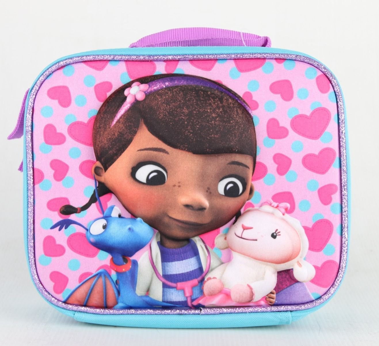 Disney Doc Mcstuffins Girls Insulated Lunch Bag Handbag Tote Bag NEW 