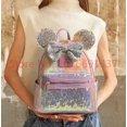 thumbnail image 4 of Mochila Disney Stitch Loungefly con bonito diseño de dibujos animados bordados, mochila fresca e informal, mini mochila para mujer, 4 of 5