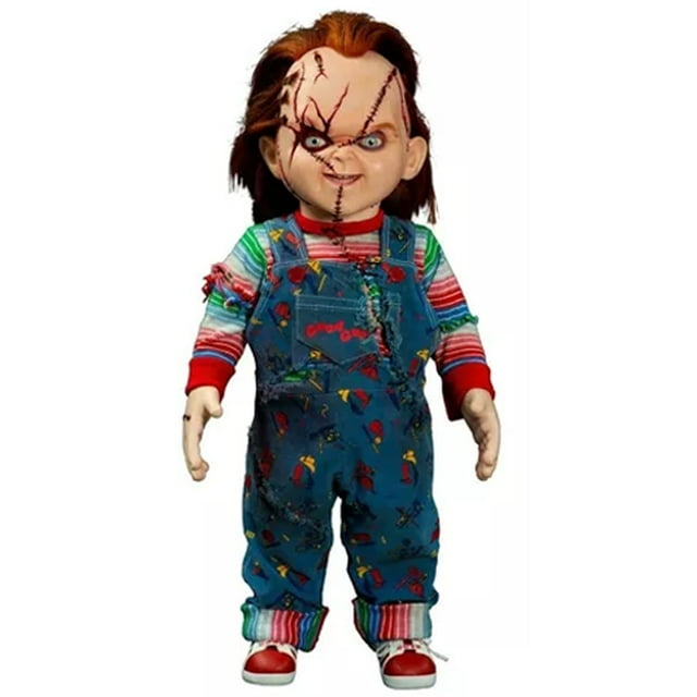 Muñeco Colección Trick or Treat Studios Chucky Malo Cicatrices Decorativo
