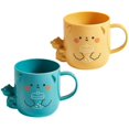 thumbnail image 3 of 2 pcs Cartoon Mouthwash Cup Kids Cute Toothbrush Cup Plastic Cute Mouthwash Cup, 3 of 4