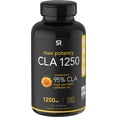 thumbnail image 1 of Suplemento Max Potencia CLA 1250 Sports Research 66008542 Energía 95% Acido Linoleico 180 Capsulas para Hombres y Mujeres Amarillo Sports Research 66008542, 1 of 2