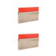 thumbnail image 1 of Riwesomey Screen Printing Squeegee Wooden Handle Ink Scratch   Board Scraper rojo 20 centímetros 2piezas, 1 of 1