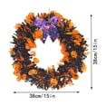 thumbnail image 2 of Spring Wreath, Holiday Door Wreath, Indoor Outdoor Decorative Front Door Hanging Wreath, Lively Lovely Seasonal Decor, 38x38x4cm Home Decoration Accessory, 2 of 5