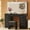 Black, variant on Vanity Desk with Large Mirror and Lights, Makeup Vanity Set W/ Power Outlet Stool 10 Drawers, Magnifying Glass & Hairdryer Holder White