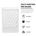 thumbnail image 2 of FRCOLOR pen case 2Pcs Wall Mounted Pen Holder Simple Style Pencil Case Plastic Makeup Brush Holder Pen Container,4.06"X3.07"X2.95", 2 of 5