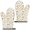 Tulip Poppy Bee, variant on Tulip Poppy Bee Oven Mitt Set, 1 Pair Baking Mitts, Heat Resistant, Kitchen Cooking Accessories, for Kitchen BBQ and Outdoor Grilling, 7 X 13 in