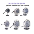 thumbnail image 2 of 6W/12W/18W/24W/36W LED Buried Light Lamp Red Green Blue IP68 LED Underwater Aquarium Pool Fish Tank RGB Spot Light ,Power Saving, 2 of 6
