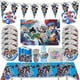thumbnail image 2 of Globos de feliz cumpleaños para 10 personas, juego de fiesta temática de Beyblade Burst, decoraciones para niños, pancarta colgante, fondo personalizable, 2 of 5