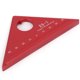 thumbnail image 4 of Regla Triangular de aleación de aluminio multifunción, herramienta de marcado de carpintero para carpintería (Regla de trazador de carpintero ES-1), 4 of 8