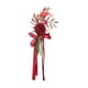 thumbnail image 4 of Arreglo floral y cintas para el banco del pasillo Respaldo de la silla del pasillo Floral para banquete Rojo, 4 of 9