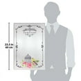 thumbnail image 2 of Infinity Instruments 23.5 Inch Large Wall Mirror French Country by  - 23.5 x 0.15 x 15.75 Multicolored Multi,Black, 2 of 5