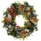 thumbnail image 1 of Corona de puerta hecha a mano, corona de pared, corona floral, corona de ratán, corona decorativa para casa de campo y boda de campo Adepaton HFP-0544, 1 of 7