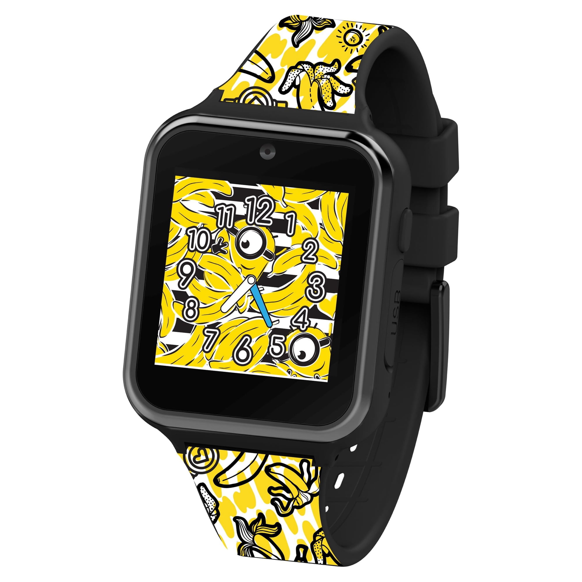 Illumination Minions Unisex Child Interactive Smart Watch with Silicone Strap 40mm (DMF4030WMC)