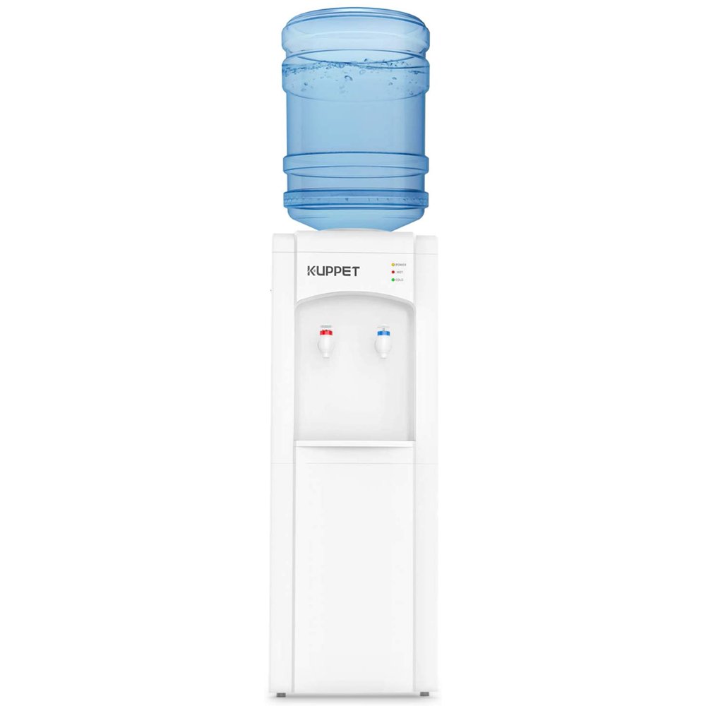 KUPPET Top Loading Water Cooler Dispenser,3 or 5 Gallon Bottle,PP material Electrical Cooling