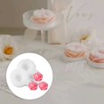 thumbnail image 4 of Molde de silicona para manualidades, flores de flores, Chocolate, aromaterapia, suministros para manualidades, moldes de jabón, decoración, Herramientas y accesorios para hornear 3 rosas blancas Bearachild HA061355-15B, 4 of 6