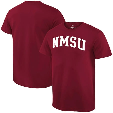 - New Mexico State Aggies Fanatics Branded Basic Arch Expansion T-Shirt - Crimson