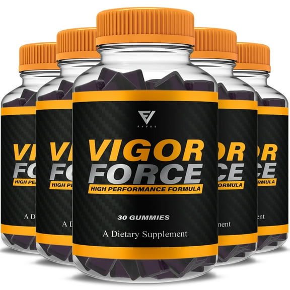 (5 Pack) Vigor Force Gummies, VigorForce Maximum Performance (5 Month Supply)
