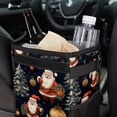 thumbnail image 6 of Christmas Foldable Car Garbage Can with Lid, Leak-Proof Mini Trash Can, Hanging Storage Bag - Car Trash Bin for Travel and Commuting, 6 of 6