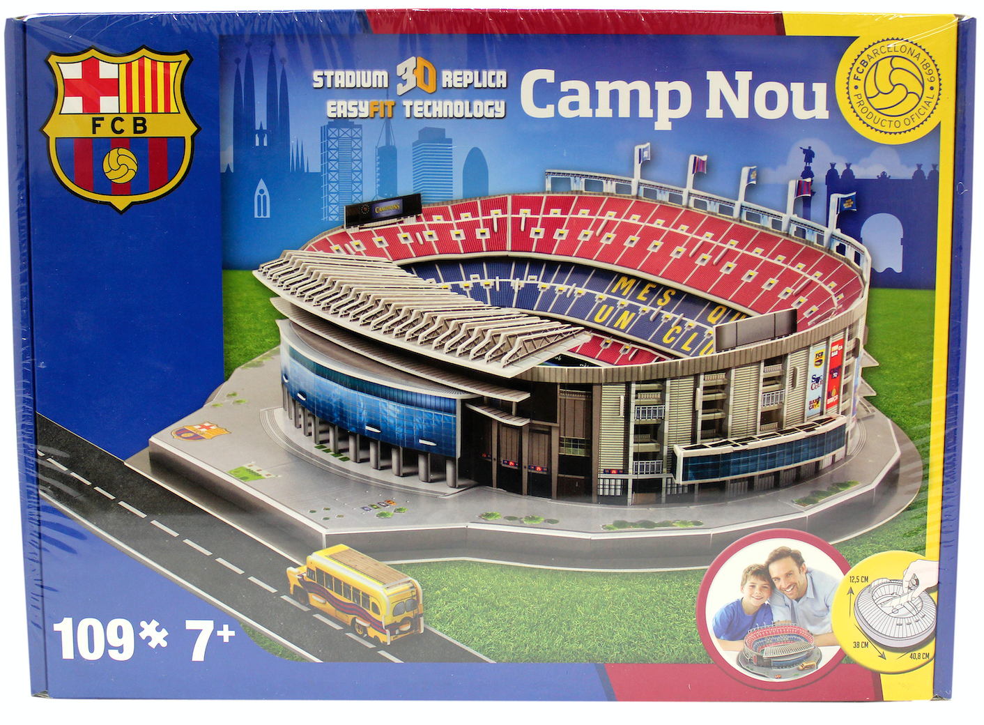 Official BARCELONA FC Camp Nou Stadium 3D Puzzle gift football mens boys soccer 