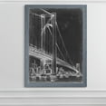 thumbnail image 4 of Wexford Home Suspension Bridge Blueprint I-Framed - Grey - 16X22, 4 of 4