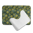 thumbnail image 6 of Xecao Marine Anchors And Compass 2-Piece Vintage Seamless Anti-Skid Mat Set, featuring a stylish pattern for a safe and elegant toilet rug experience, 6 of 6
