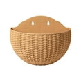 thumbnail image 2 of Wirlsweal Flower Pot Exquisite Wall-mounted Plastic Wall Hanging Basket Flowerpot for Garden, 2 of 11