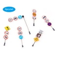 thumbnail image 2 of TFixol 6 Pieces Traffic Sign Set Street Signs Scale Model Signals Perfect for Plan City and Train Set, 2 of 7