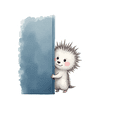 thumbnail image 3 of cartoon Hedgehog Theme Stickers, Waterproof Hedgehog Theme Sticker for Water Bottle Laptop Phone Cases Planner Skateboard Luggage Helmet Party Favor Decor, Ideal for Adults Teens Teacher Rewards, 3 of 9