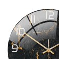 thumbnail image 4 of Reloj de Pared de Estilo Nórdico Textura de Mármol Batería Redonda, 4 of 9