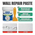 thumbnail image 2 of 2x Pâte de Réparation Murale Peinture Murale Anti-Humidité Agent de Réparation de Fissures Couvre Taches Pâte de Remplissage Murale, 2 of 5