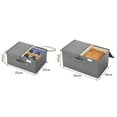 thumbnail image 2 of Collapsible Linen Storage Bins With Handles Storage Containers for Home Office Closet Clothes, 2 of 2