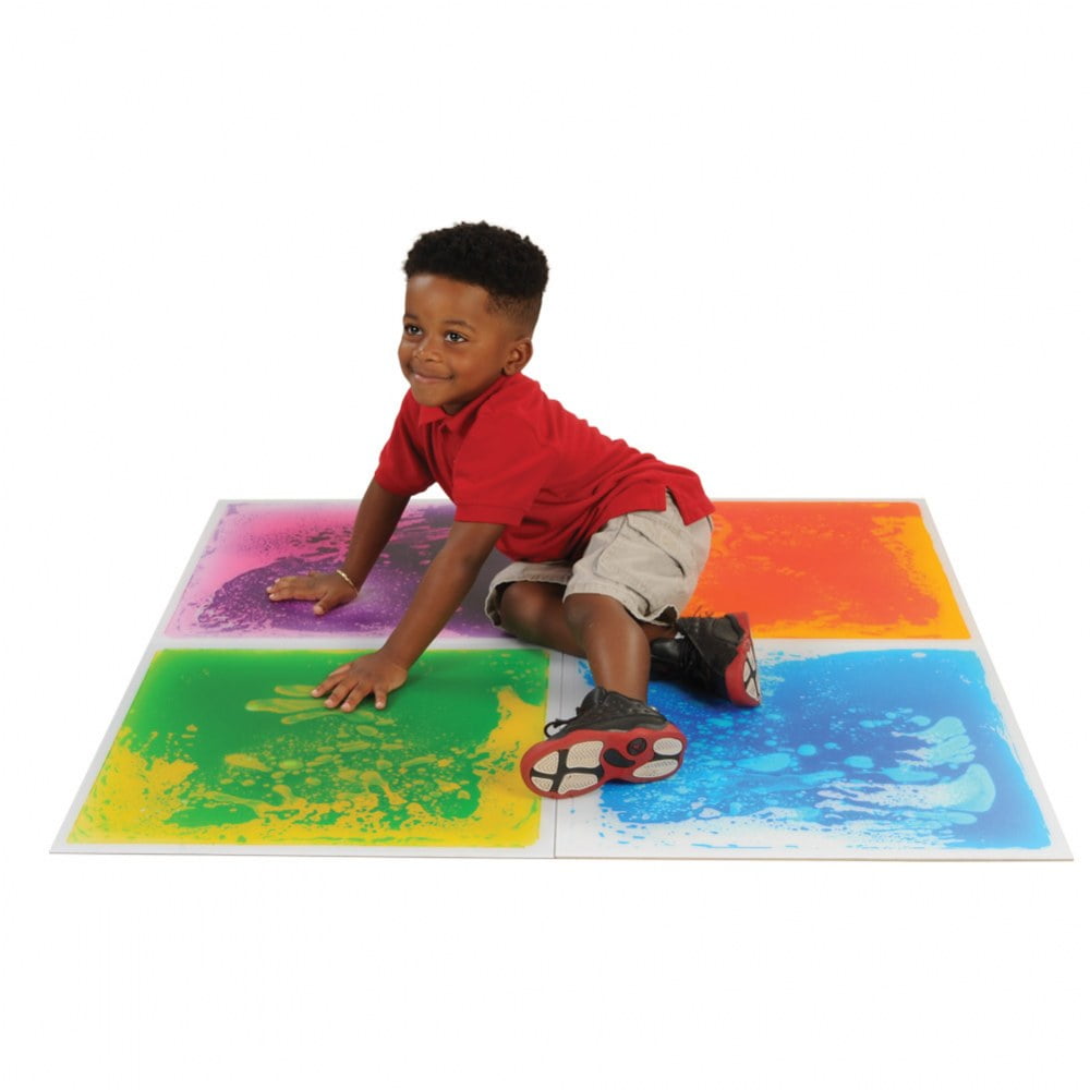 Kaplan Early Learning Company Kaplan Early Learning Liquid Tile Mat - Orange