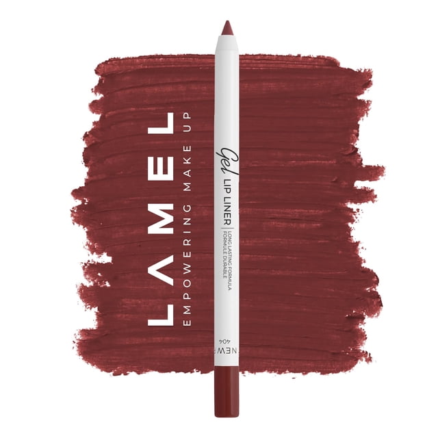 Lápiz delineador de labios en gel mate Lamel | Textura ingrávida y cremosa - Afilable - De larga duración y resistente al agua - Alta pigmentación y acabado impecable - Sin crueldad y sin parabenos -