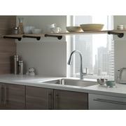 Delta 9113-AR-DST Essa Single Handle Pull-Down Kitchen Faucet in Arctic Stainless