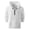 #095-White, variant on Mineart Hoodies for Men Solidcolor Checkerboard Casual Sports Straight Pullover Long Sleeve Sweatshirt Quarter-zip Tops with Pocket Drawstring