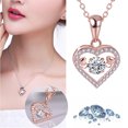 thumbnail image 2 of Guodhu Heart Necklace for Women, Gift for Christmas, Moissanite Necklace, Love Gifts for Birthday Valentine's Day, 2 of 5