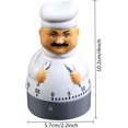 thumbnail image 2 of Temporizador de 60 minutos, temporizador mecánico, temporizador de cocina, reloj despertador ruidoso, contador, 2 of 5