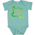 thumbnail image 3 of Inktastic My Oma Loves Me Dinosaur Boys Baby Bodysuit, 3 of 5
