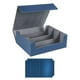 thumbnail image 1 of Estuche para tarjetas DYNWAVEMX Cuero de PU A prueba de golpes Versátil Premium 1800 tarjetas Impermeable Azul, 1 of 8