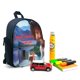 thumbnail image 3 of Bob Ross: La Alegría de Pintar Mochila Escolar para Niños y Niñas, Mochila Infantil Ligera de Alta Calidad, Grande y Duradera Azul, 3 of 6