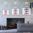 thumbnail image 2 of Parking For Georgian Only 14" X 14" Sign | Indoor/Outdoor Plastic | SignMission Designer Georgia Flag National Pride Love Novelty Gift Funny Joke Gag Road Garage, 2 of 4