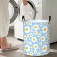 thumbnail image 4 of Goofa Daisies Flowers Printed Circular Hamper,Laundry Basket with Handles,Storage Baskets Foldable,Large Capacity Laundry Hamper-Small, 4 of 8